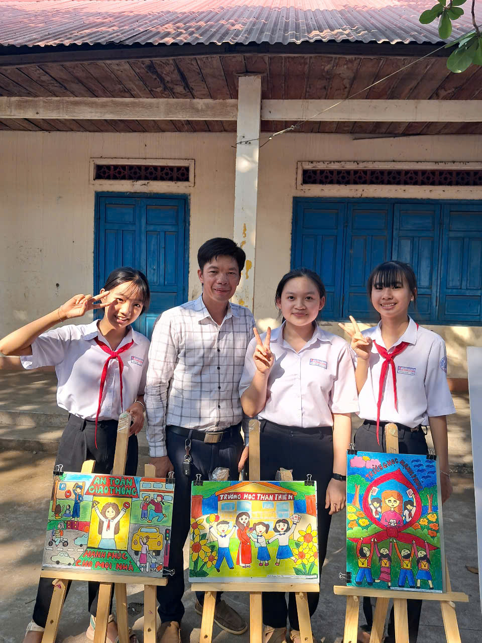 THAM GIA CUỘC THI VẼ TRANH HUYỆN EA SÚP, LẦN THỨ III NĂM 2025