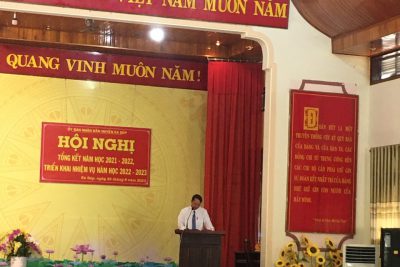 Báo cáo tham luận dự hội nghị tổng kết năm học 2021-2022