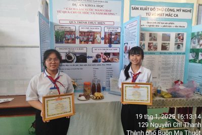 Tham dự Cuộc thi nghiên cứu Khoa học, Kỹ thuật dành cho học sinh trung học tỉnh Đắk Lắk, năm học 2024-2025